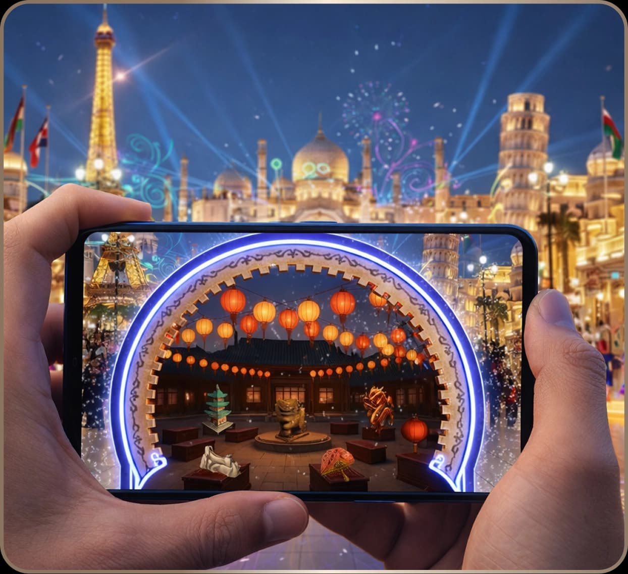 أطلقوا بوابة الواقع المعزّز! طابقوا كل قطعة أثرية مع اسمها الصحيح بأسرع ما يمكن.